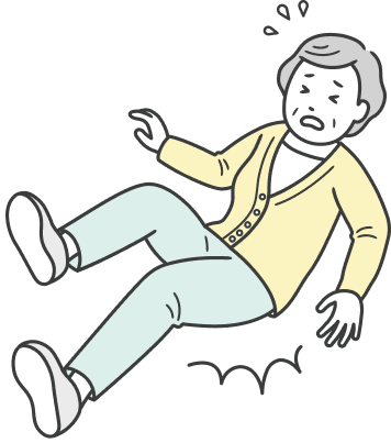 転んだりしたことで骨折をした方